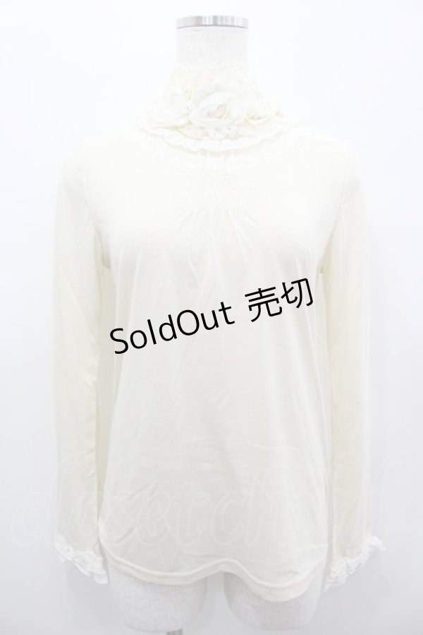 画像1: axes femme / 首元ローズタートル  アイボリー I-26-02-11-020-AX-TO-SA-ZI (1)