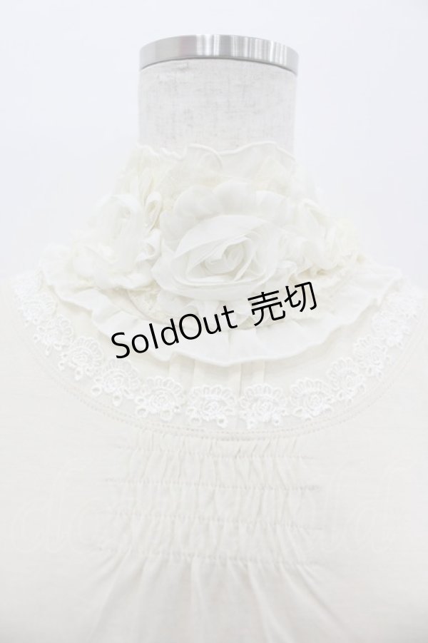 画像2: axes femme / 首元ローズタートル  アイボリー I-26-02-11-020-AX-TO-SA-ZI (2)