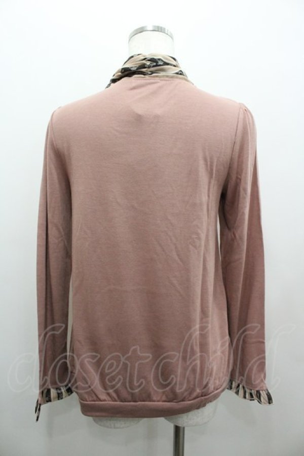 画像3: axes femme / レジメ柄ボータイPO  アワピンク I-26-02-11-026-AX-TO-SA-ZI (3)