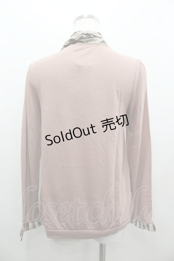 画像3: axes femme / レジメ柄ボータイPO  アワピンク I-26-02-11-026-AX-TO-SA-ZI (3)