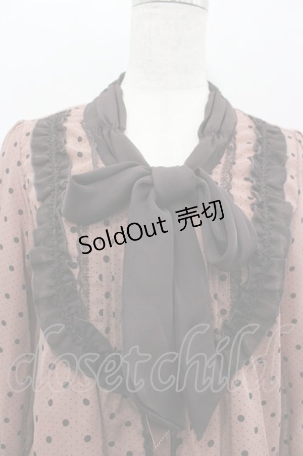 画像2: axes femme / デシンドット柄BL M コイピンク I-26-02-11-027-AX-BL-SA-ZI (2)