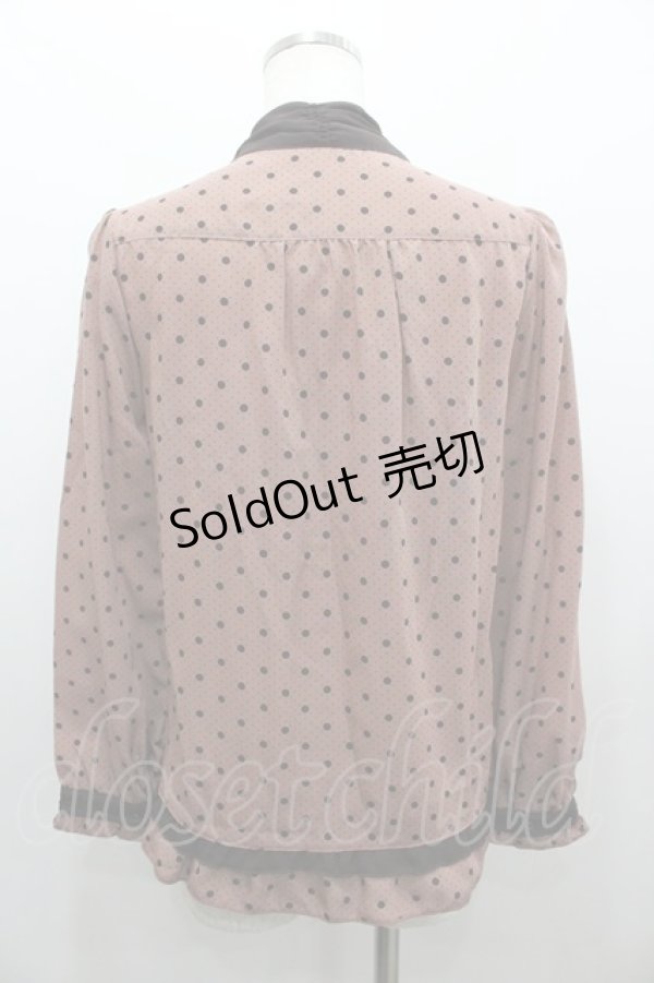 画像3: axes femme / デシンドット柄BL M コイピンク I-26-02-11-027-AX-BL-SA-ZI (3)