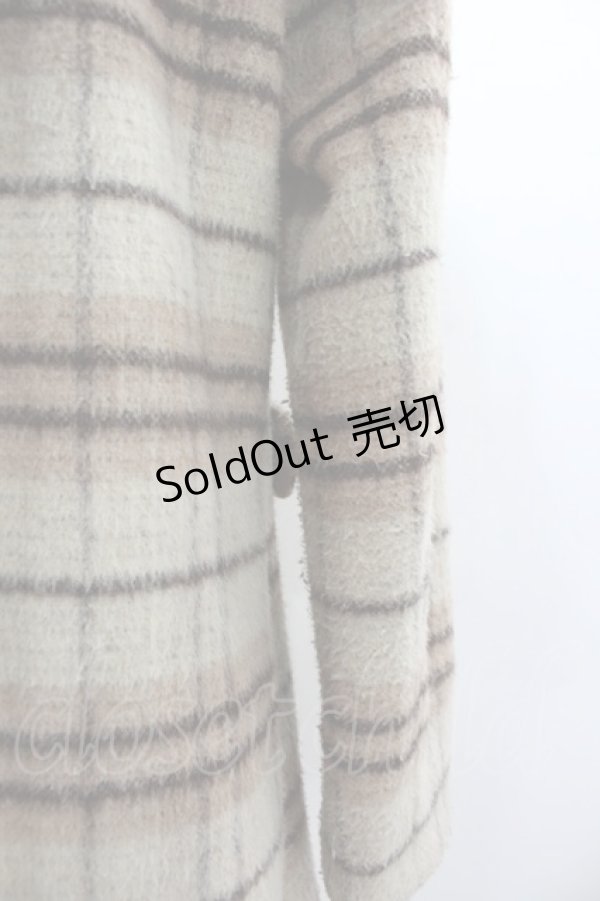 画像3: axes femme / チェックコート  ブラウン I-26-02-13-003-AX-CO-SA-ZI (3)