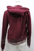 画像3: axes femme / ラインリブ使いパーカージャケット  ボルドー I-26-02-13-035-AX-TO-SA-ZI (3)