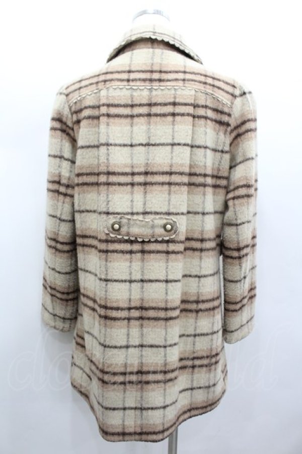 画像4: axes femme / チェックコート  ブラウン I-26-02-13-003-AX-CO-SA-ZI (4)