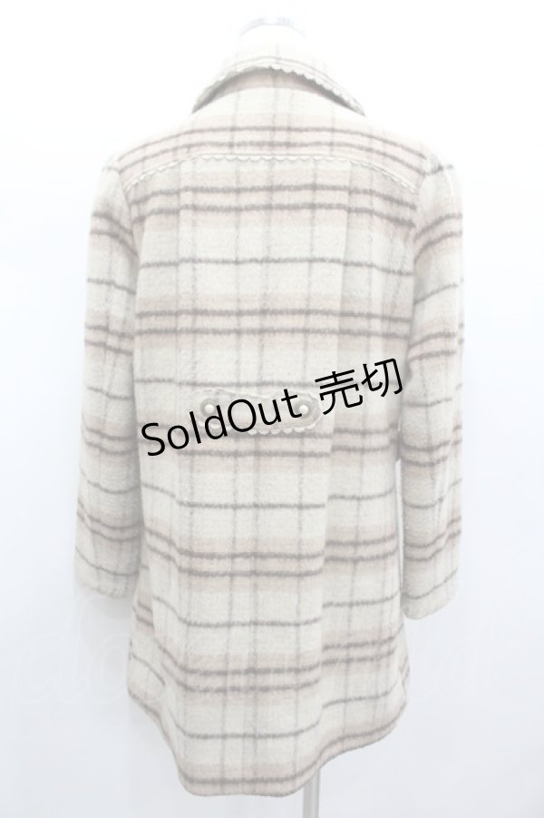 画像4: axes femme / チェックコート  ブラウン I-26-02-13-003-AX-CO-SA-ZI (4)