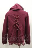 画像3: axes femme / バックレースアップパーカー  ボルドー I-26-02-13-038-AX-TO-SA-ZI (3)