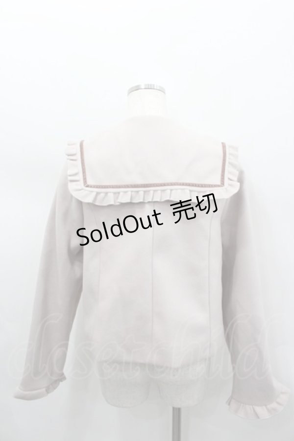 画像2: m petit by misako / セーラー襟ショートコート M ピンク I-26-02-13-004-LO-CO-TE-ZI (2)