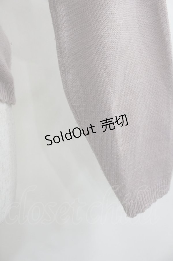 画像3: axes femme / フラワーモチーフ使いカーディガン  ピンク I-26-02-13-044-AX-TO-SA-ZI (3)