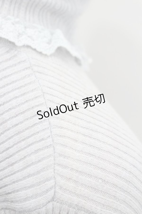 画像3: axes femme / 袖口デザインリブタートルプルオーバー  グレー I-26-02-13-049-AX-TO-SA-ZI (3)