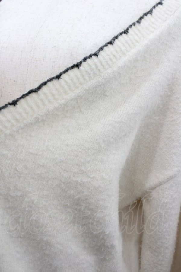 画像2: Fi.n.t / Vネックニットカーディガン F アイボリー I-26-02-13-050-CA-TO-TE-ZI (2)