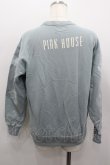 画像4: PINK HOUSE / ギンガムアルファベットアップリケスウェット  サックス I-26-02-13-055-LO-TO-SA-ZI (4)
