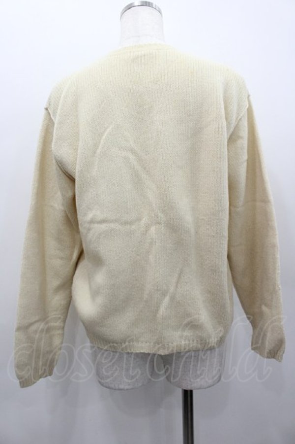 画像4: PINK HOUSE / ユニオンジャック編み込みカーディガン  アイボリー I-26-02-13-056-LO-TO-SA-ZI (4)