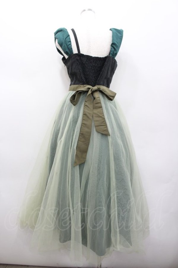 画像3: LOLITAその他(お買取対象外) / アナ雪コラボ アナワンピース L グリーン I-26-02-13-066-LO-OP-TE-ZI (3)