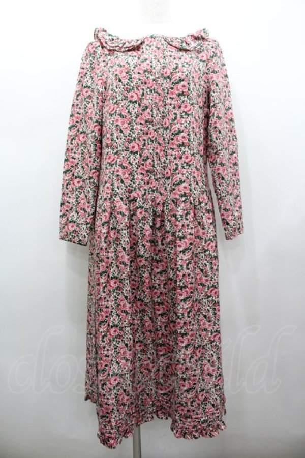 画像1: ATSUKI ONISHI / 花柄ワンピース  ピンク I-26-02-13-073-LO-OP-SA-ZI (1)