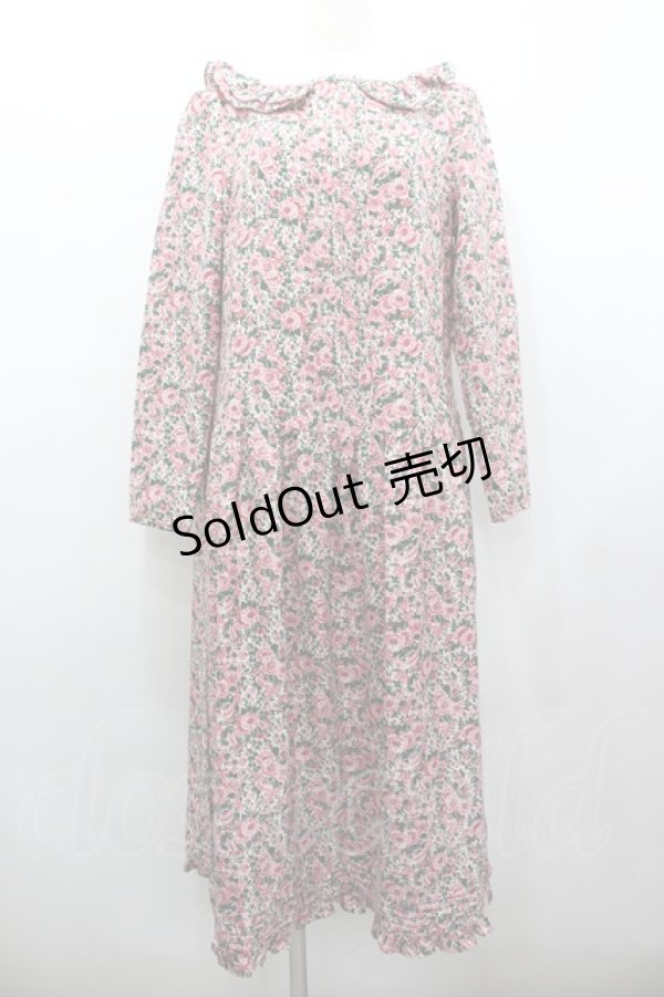 画像1: ATSUKI ONISHI / 花柄ワンピース  ピンク I-26-02-13-073-LO-OP-SA-ZI (1)