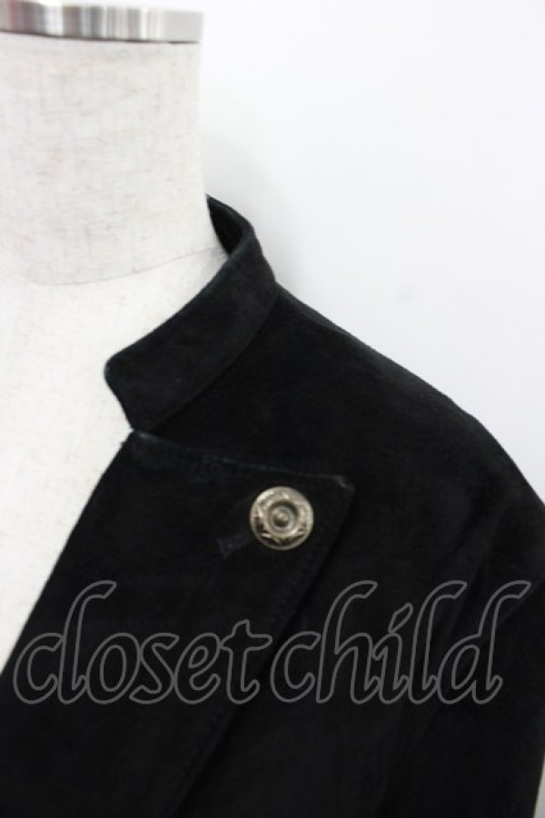 画像2: PINK HOUSE / スウェードジャケット  ブラック I-26-02-13-008-LO-JA-SA-ZI (2)