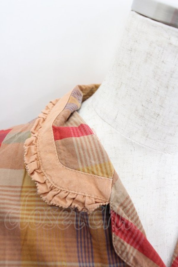 画像3: PINK HOUSE / 開襟シャツワンピース  ブラウン I-26-02-13-084-LO-OP-SA-ZI (3)