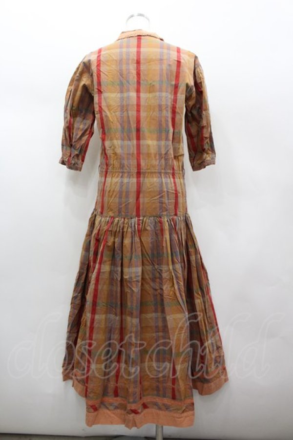 画像4: PINK HOUSE / 開襟シャツワンピース  ブラウン I-26-02-13-084-LO-OP-SA-ZI (4)