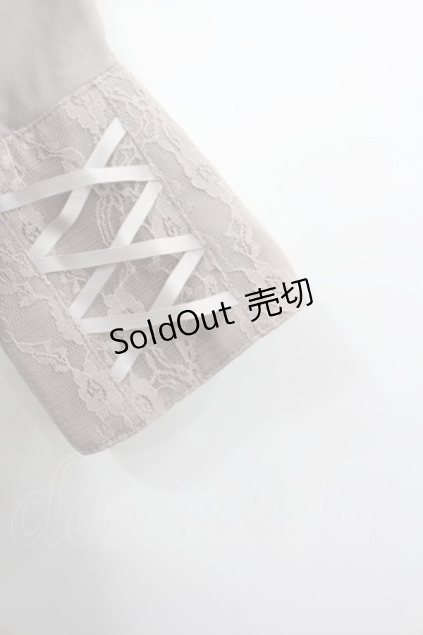 画像2: axes femme / フロントレース&ピンタックブラウス  ブラウン I-26-02-13-010-AX-BL-SA-ZI (2)