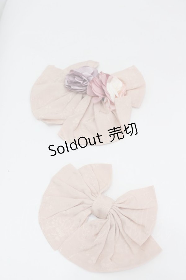 画像5: WUMENPSMFL / フラワー刺繍レース切替ビスチェジャンパースカート  ピンク I-26-02-13-093-LO-OP-SA-ZI (5)