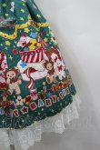 画像3: BABY,THE STARS SHINE BRIGHT / くみゃちゃんのDokiDoki Christmas Party柄ジャンパースカートI  グリーン I-26-02-13-095-BA-OP-SA-ZI (3)