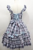 画像3: Angelic Pretty / Cute Heartジャンパースカート(タータン)  サックス I-26-02-13-097-AP-OP-SA-ZI (3)