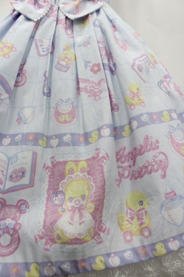 画像2: Angelic Pretty / Baby Toysジャンパースカート  サックス I-26-02-13-098-AP-OP-SA-ZI (2)