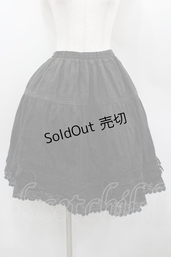 画像1: BABY,THE STARS SHINE BRIGHT / からみスカート  黒 I-26-02-13-104-BA-SK-SA-ZI (1)