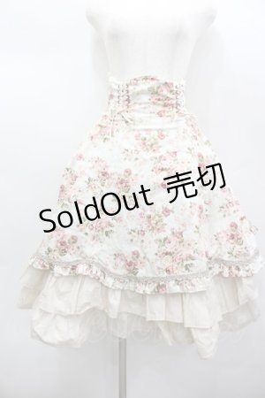 画像: Victorian maiden / ロココブーケスカラップスカート  ロココピンク I-26-02-13-106-CL-SK-SA-ZI