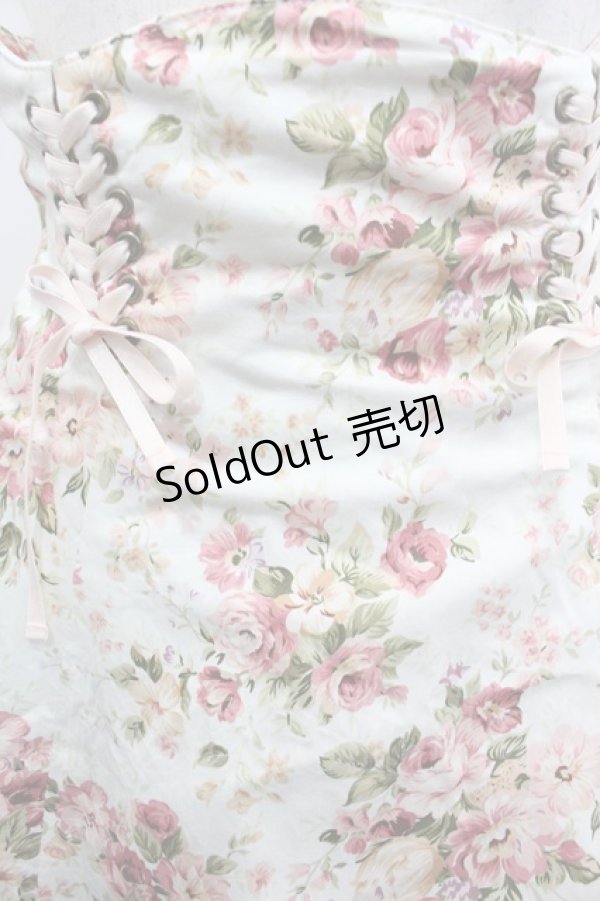 画像2: Victorian maiden / ロココブーケスカラップスカート  ロココピンク I-26-02-13-106-CL-SK-SA-ZI (2)