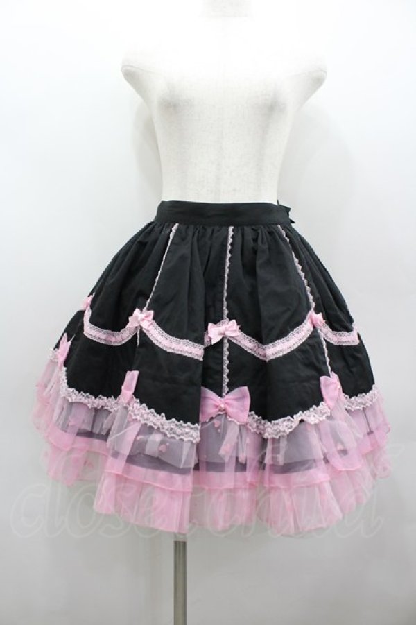 画像1: Angelic Pretty / Dream Dollスカート【初版】  黒Ｘピンク I-26-02-13-107-AP-SK-SA-ZI (1)