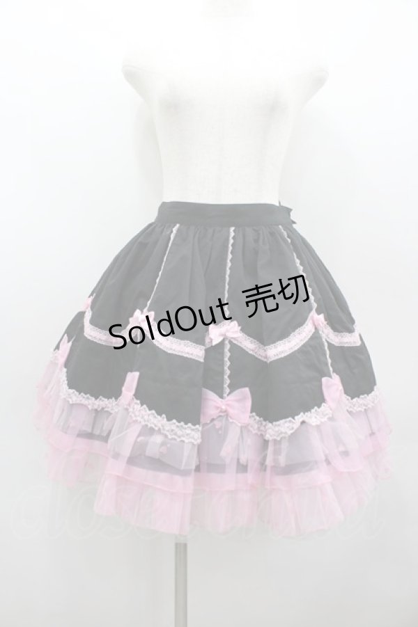 画像1: Angelic Pretty / Dream Dollスカート【初版】  黒Ｘピンク I-26-02-13-107-AP-SK-SA-ZI (1)