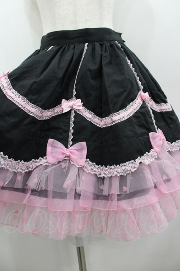 画像2: Angelic Pretty / Dream Dollスカート【初版】  黒Ｘピンク I-26-02-13-107-AP-SK-SA-ZI (2)