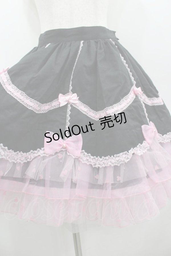 画像2: Angelic Pretty / Dream Dollスカート【初版】  黒Ｘピンク I-26-02-13-107-AP-SK-SA-ZI (2)