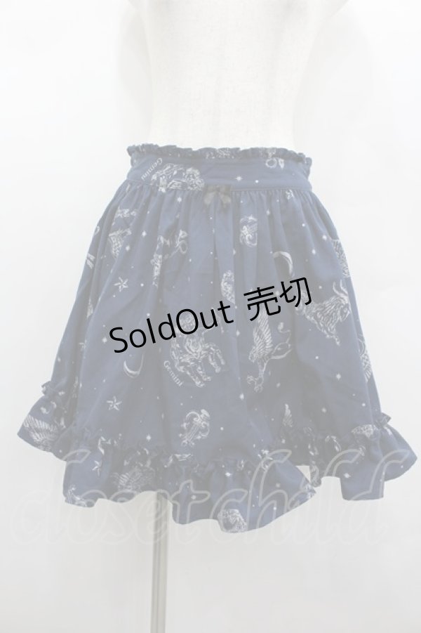 画像1: Ank Rouge / 星座柄スカート  ネイビー I-26-02-13-109-CA-SK-SA-ZI (1)