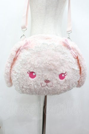 画像: BABY,THE STARS SHINE BRIGHT /  うさくみゃちゃんのおかおBag  ピンク I-26-02-13-116-BA-BG-SA-ZI