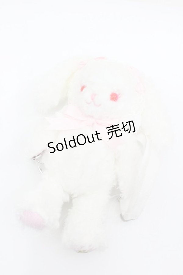 画像1: BABY,THE STARS SHINE BRIGHT / うさくみゃリュックミニミニ  白 I-26-02-13-117-BA-ZA-SA-ZI (1)