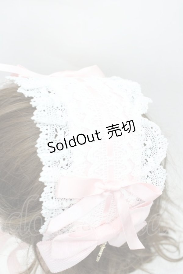 画像2: BABY,THE STARS SHINE BRIGHT / プリンセスドロップヘッドドレス  白Ｘピンク I-26-02-13-120-BA-AC-SA-ZI (2)