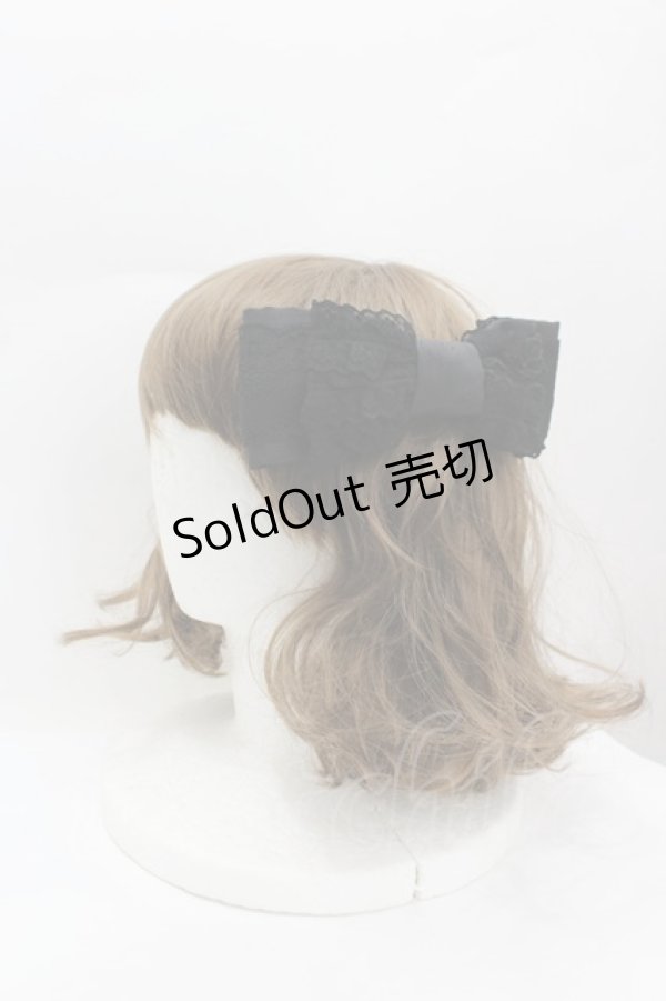 画像1: JESUS DIAMANTE / レースリボンバレッタ   I-26-02-13-124-JE-AC-SA-ZI (1)