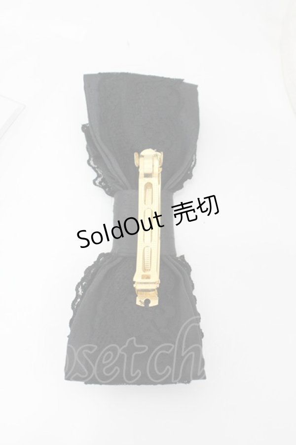 画像2: JESUS DIAMANTE / レースリボンバレッタ   I-26-02-13-124-JE-AC-SA-ZI (2)