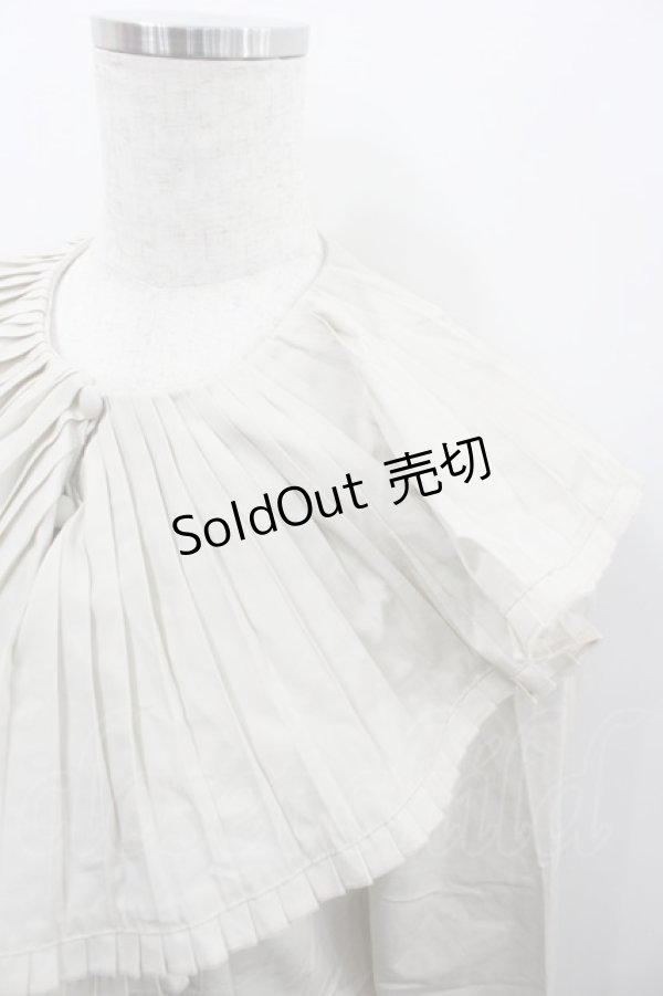 画像2: ATSUKI ONISHI / ピエロカラーブラウス  ベージュ I-26-02-13-016-LO-BL-SA-ZI (2)