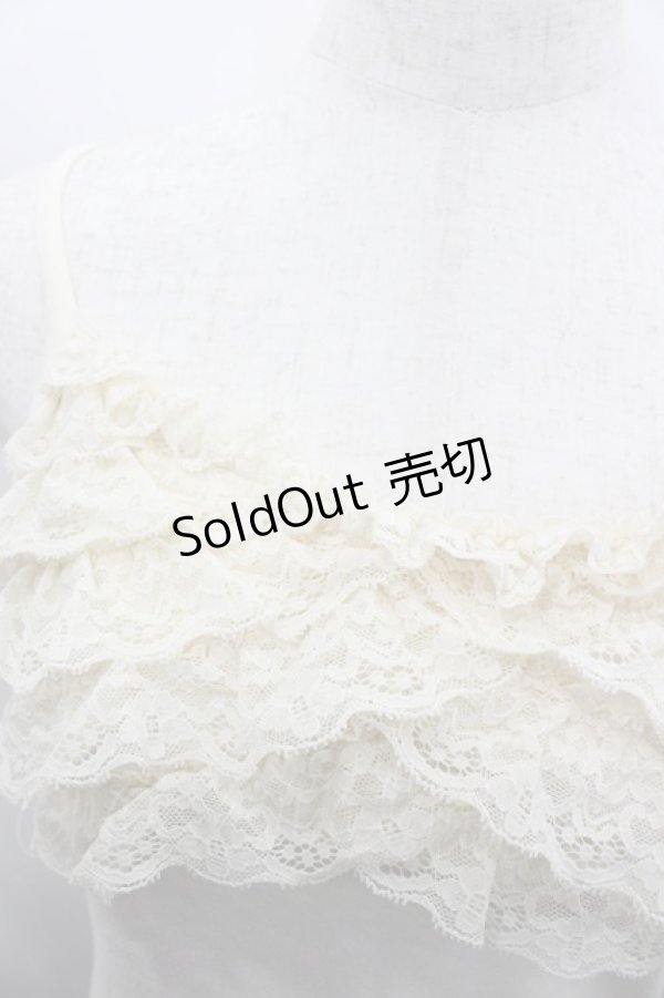 画像2: Emily Temple cute / 胸元レースキャミソール  アイボリー I-26-02-13-020-ET-TO-SA-ZI (2)