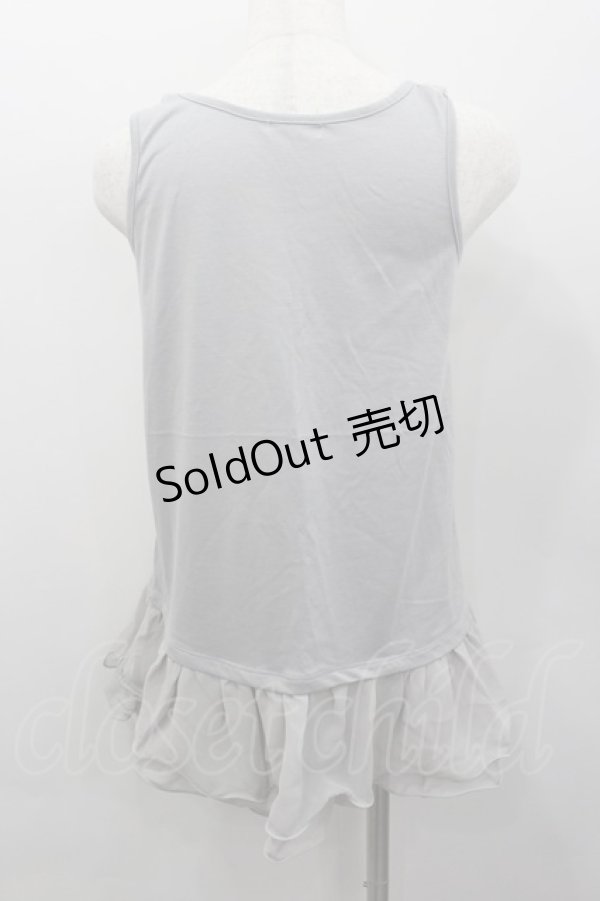 画像3: axes femme / 肩透けロングタンク  グレー I-26-02-13-021-AX-TO-SA-ZI (3)