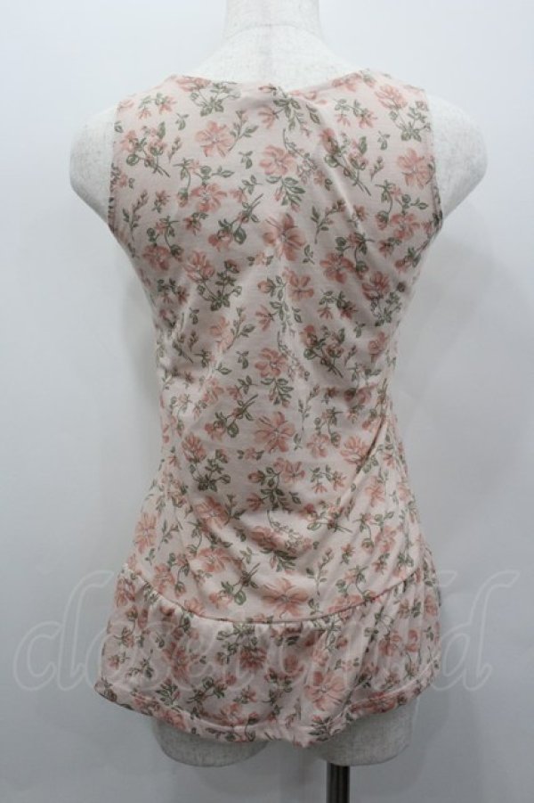 画像3: axes femme / フラワー総柄タンク  ピンク I-26-02-13-023-AX-TO-SA-ZI (3)