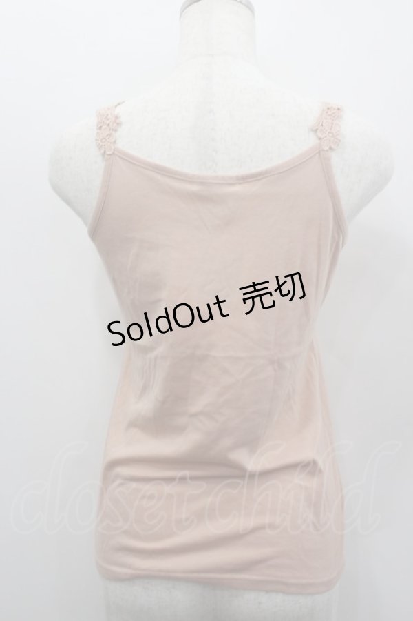 画像3: axes femme / 花モチーフタンクトップ  ピンク I-26-02-13-025-AX-TO-SA-ZI (3)