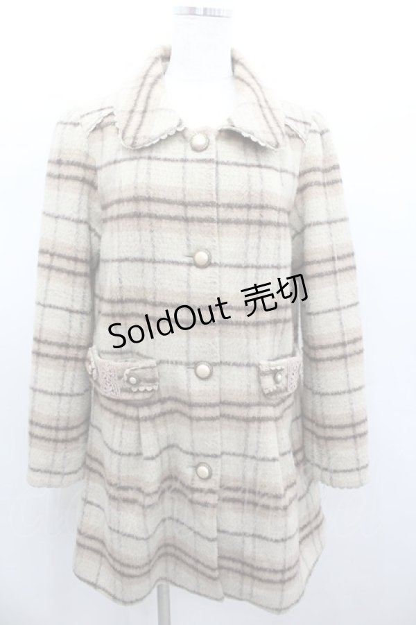 画像1: axes femme / チェックコート  ブラウン I-26-02-13-003-AX-CO-SA-ZI (1)