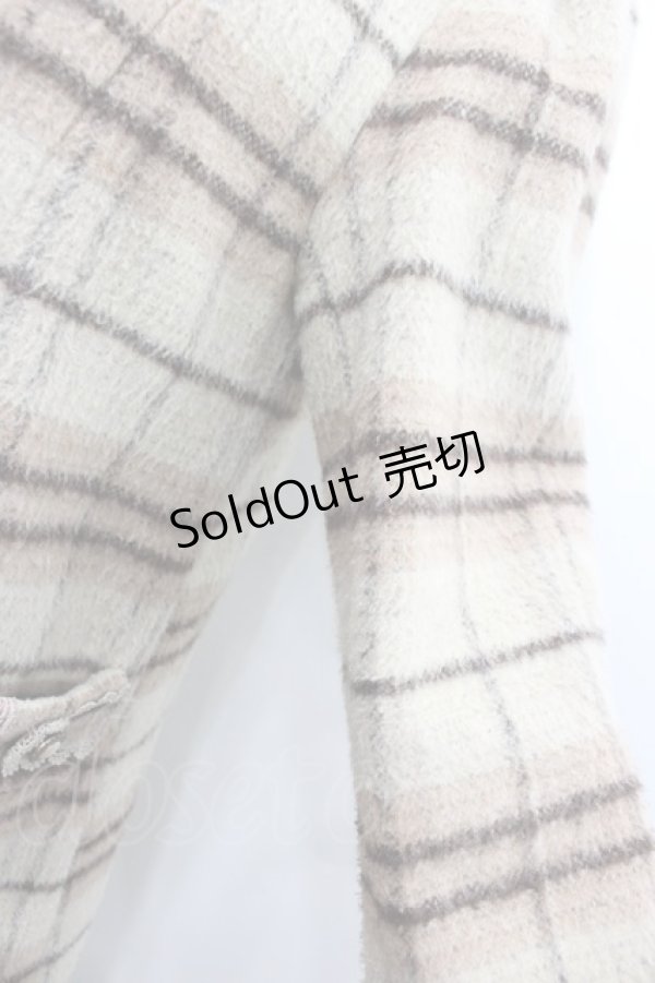 画像2: axes femme / チェックコート  ブラウン I-26-02-13-003-AX-CO-SA-ZI (2)