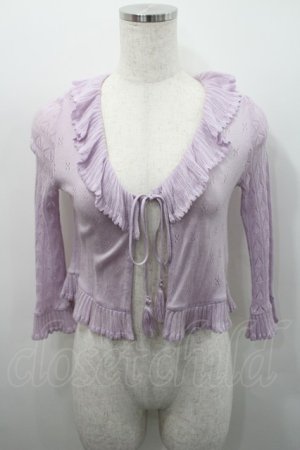 画像: MILK / レモネードカーデ  ラベンダー I-26-02-15-042-ML-TO-SA-ZI