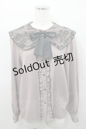 画像: Rojita / レースアップくま耳ブラウス  ピンク I-26-02-15-046-LO-BL-SA-ZI